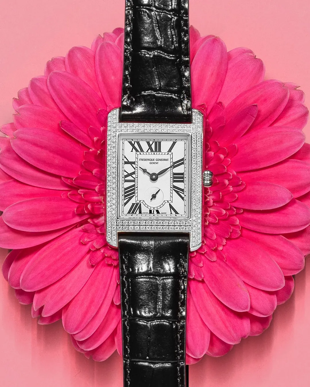 Classics Carrée Small Seconds Watch FC-235S2CD6 | Frederique Constant